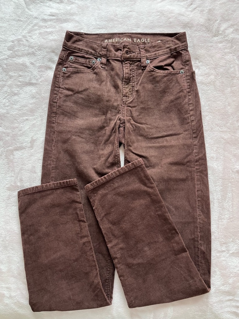 Brown American Eagle corduroy pants